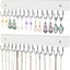 Soporte joyas madera 28 ganchos colgante pared