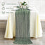 6 Caminos Mesa Estopilla Verde Salvia 35x120pulg Gasas Bohemio
