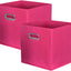 Cubos plegables tela mango metal para armario