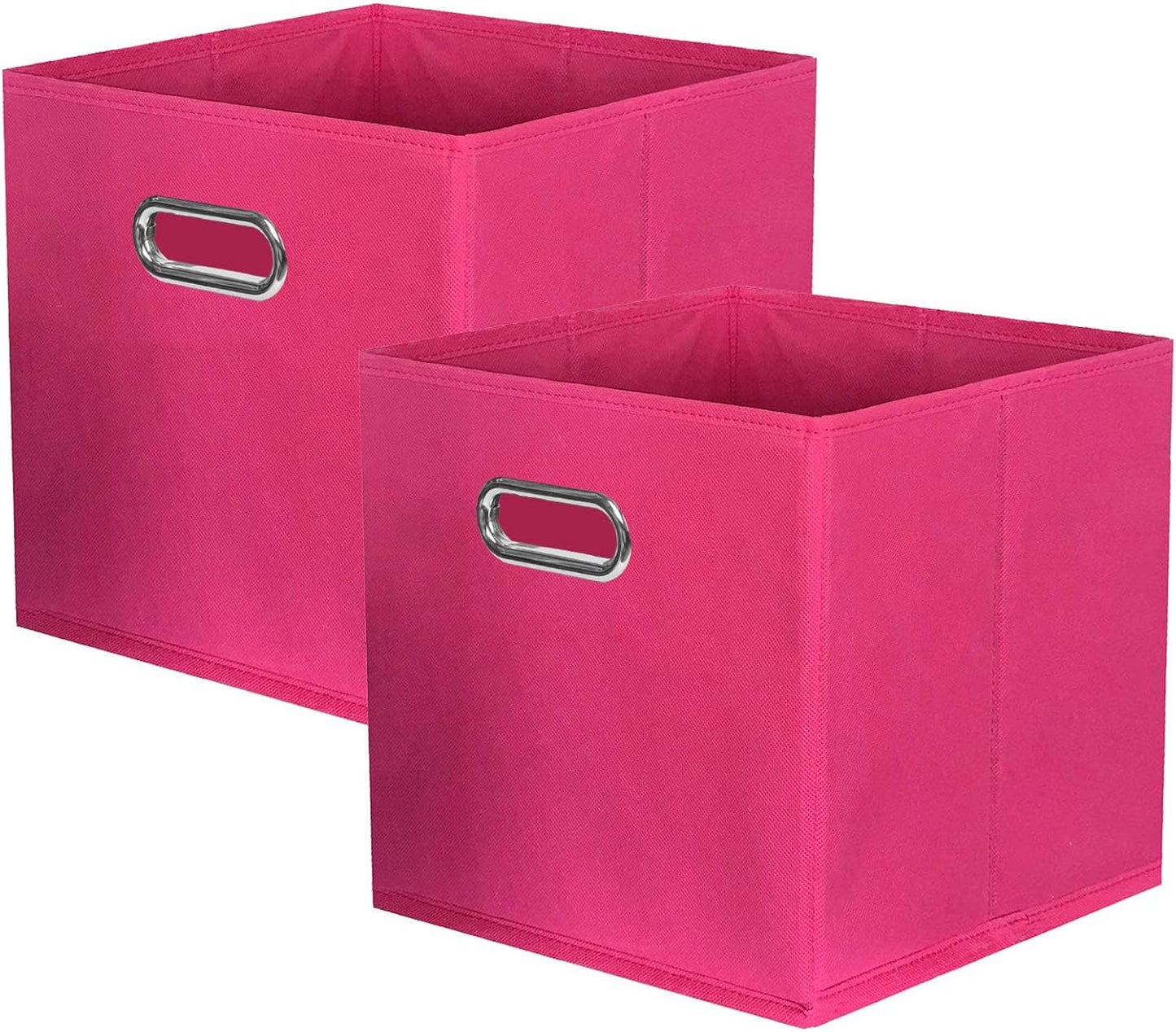 Cubos plegables tela mango metal para armario