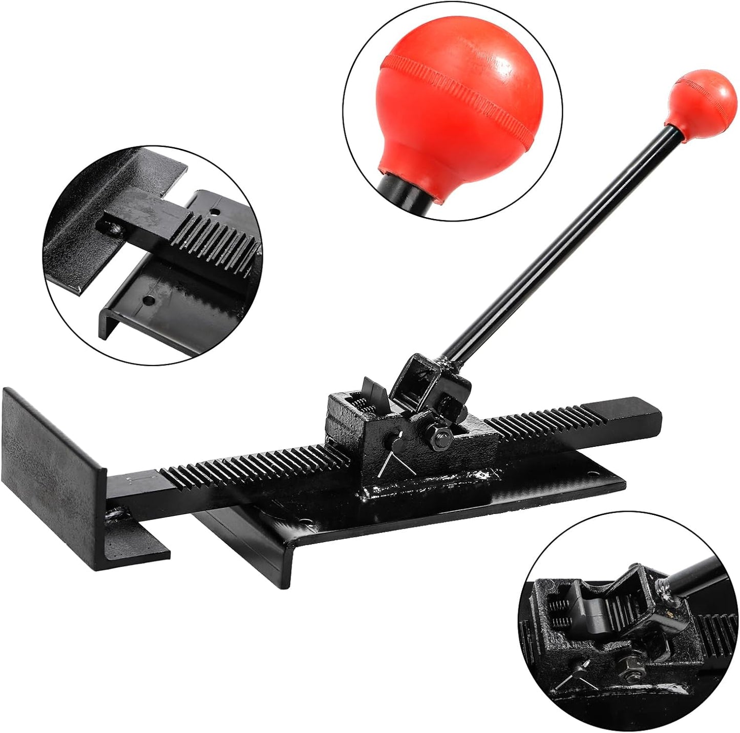 Gato piso profesional para madera dura y laminado negro