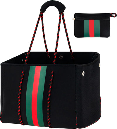 Bolsa playa neopreno con bolsillo cremallera