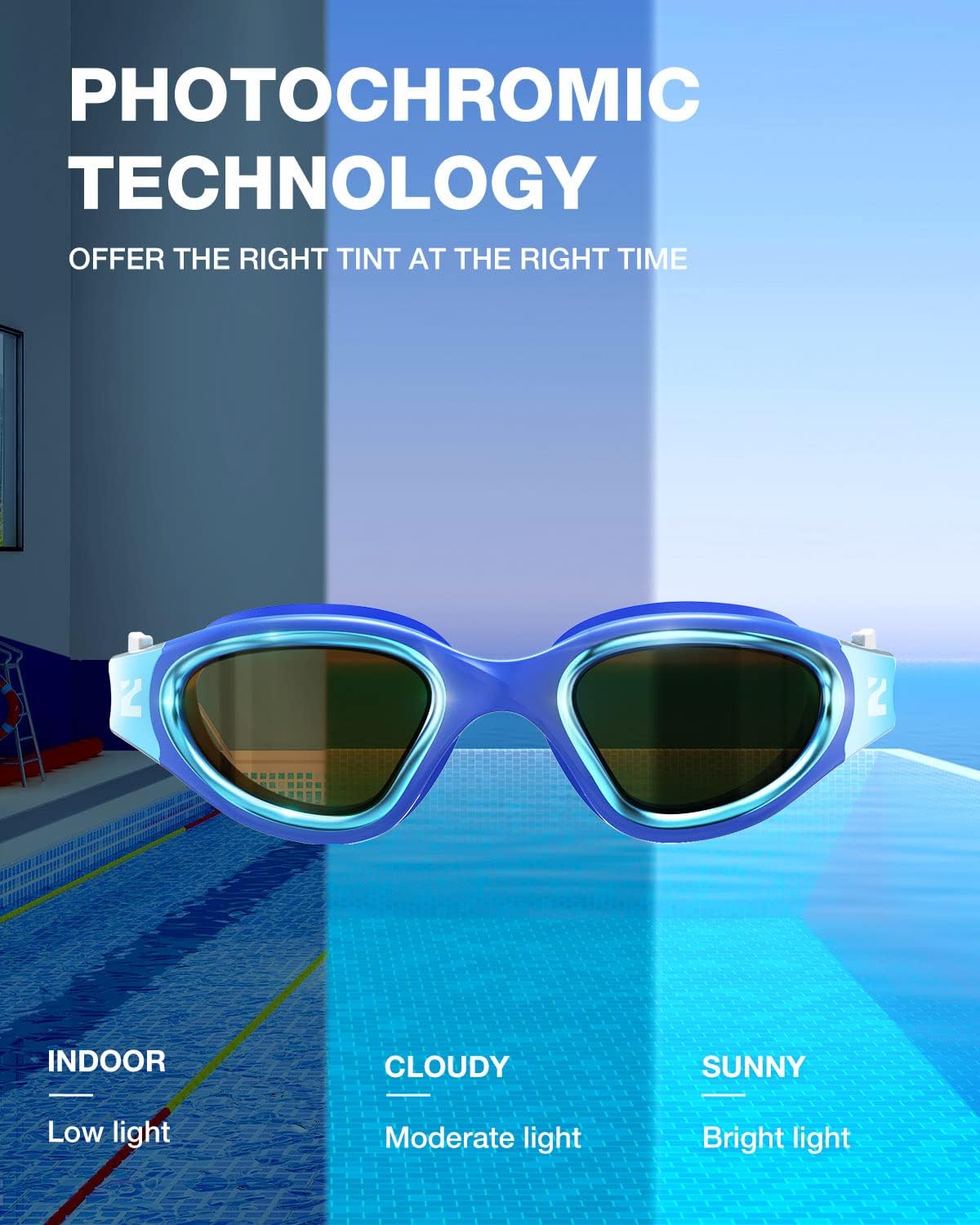 Gafas natación polarizadas para niños