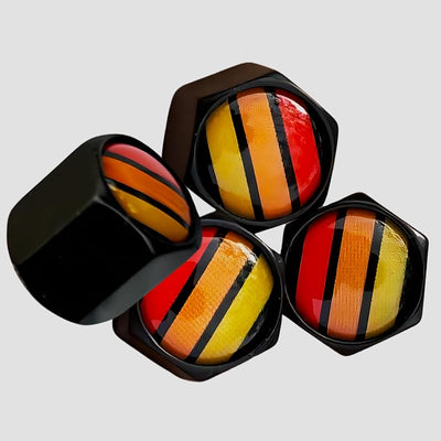 Tapones vástago válvula neumática Toyota aluminio tricolor