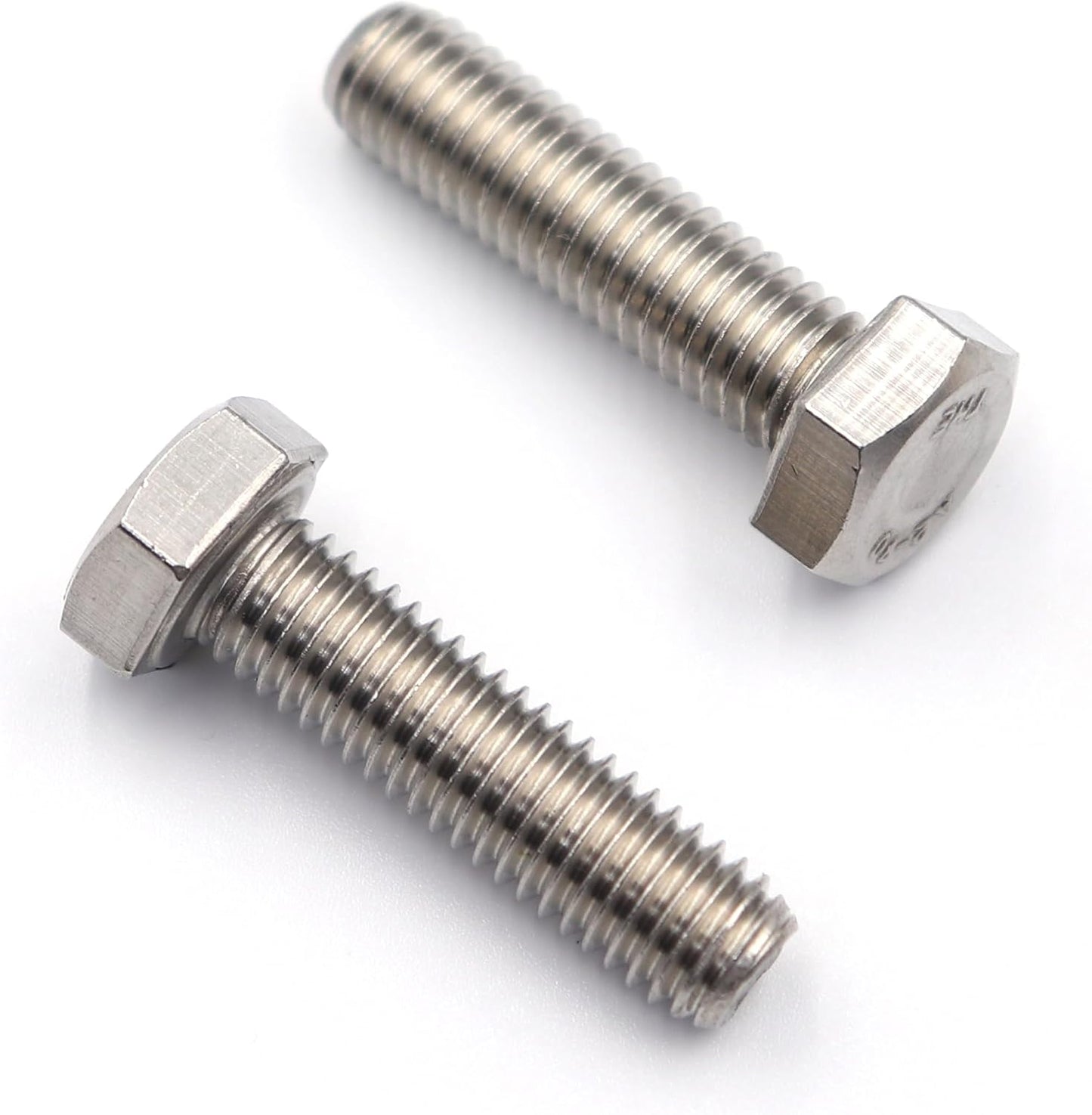 2 Pzas Pernos Hex 1/2-13x3-1/2 Acero Inox 304
