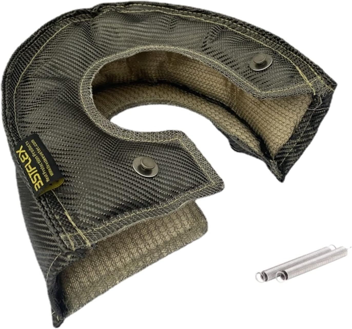 Manta fibra carbono para turbocompresor T5 T6