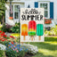 Bandera jardín 12x18pulg doble cara decoración patio