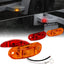 Kit 4 Luces LED Ámbar Rojo para Marcador Remolque IP67