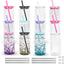 Vasos acrílicos 16oz doble pared con pajita transparente