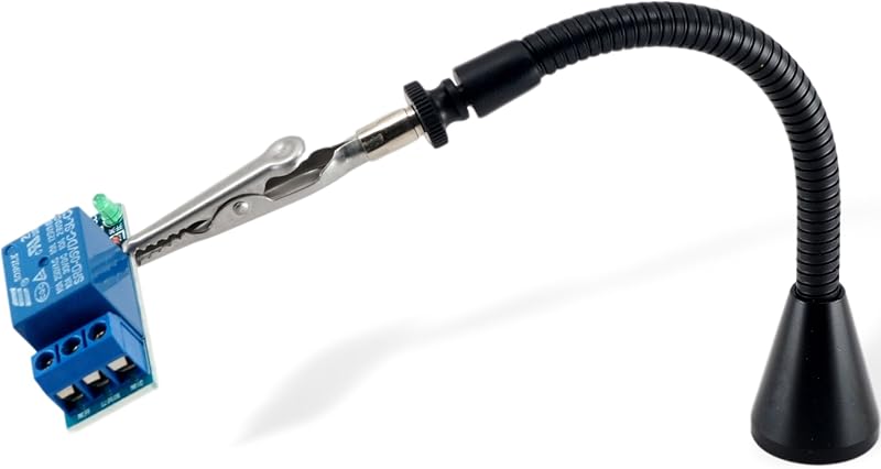 Brazo magnético soldadura 8pulg flexible con abrazadera 360