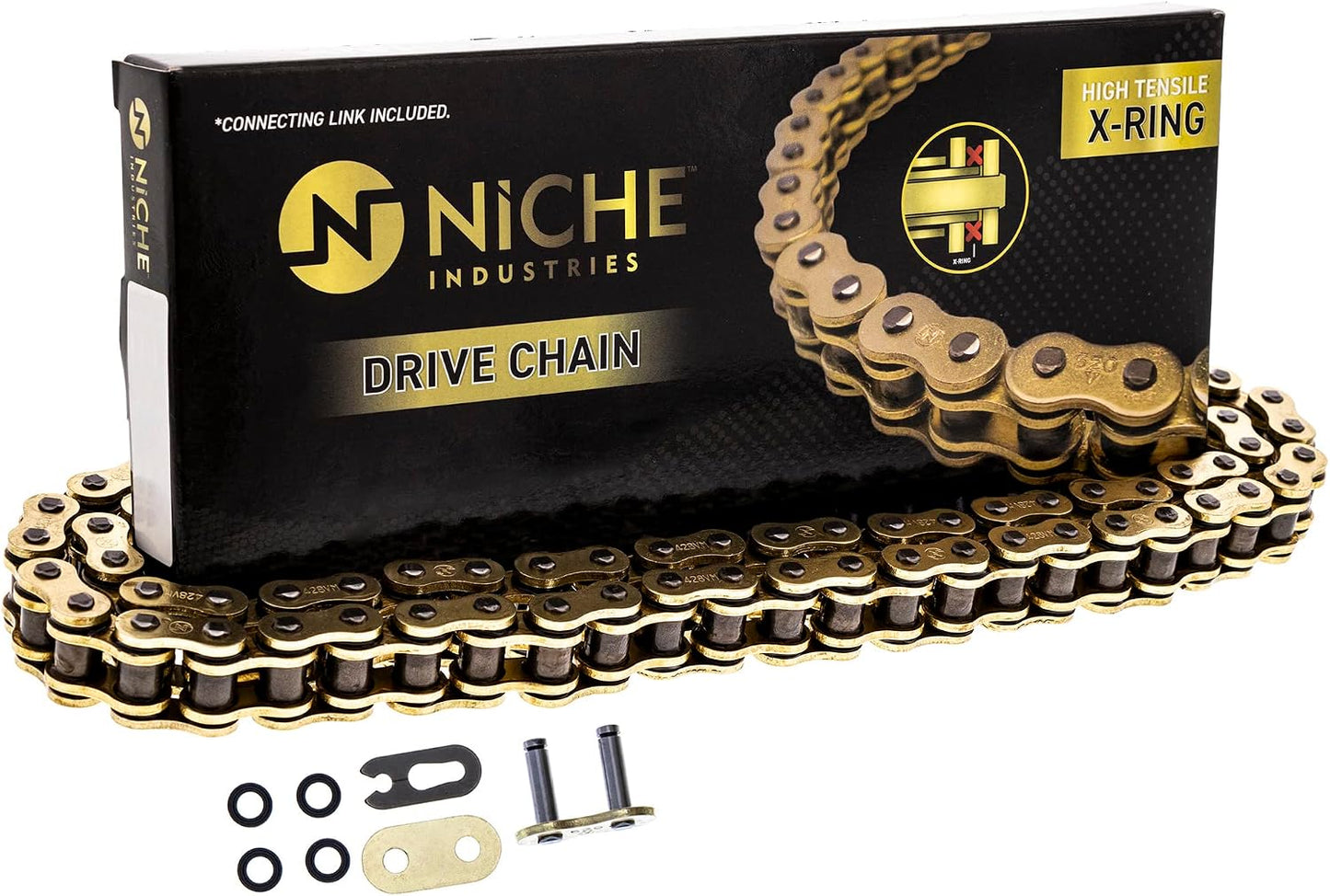 Cadena anillo X 428 oro 86 eslabones con maestro