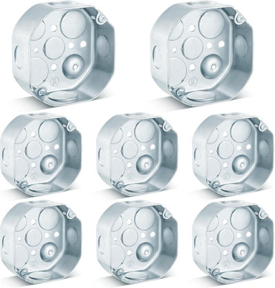 Caja conexiones eléctricas acero galvanizado 4pulg 1-1/2pulg