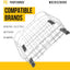 Conjunto estante inferior comp Hotpoint GE WD28X26099