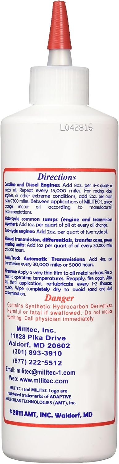 Acondicionador lubricante metales aceite sintético 16oz
