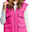 Chaleco militar plegable para mujer impermeable con capucha