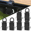 6 Anillos D Bolsillo Estaca Remolque 16200lb Negro