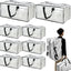 Bolsas plegables transparentes para mudanzas 8 pzas con asas