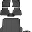 Set tapetes piso y protector carga auto impermeable negro