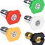 Puntas boquilla lavadora presión 5000 PSI 1/4" set 5