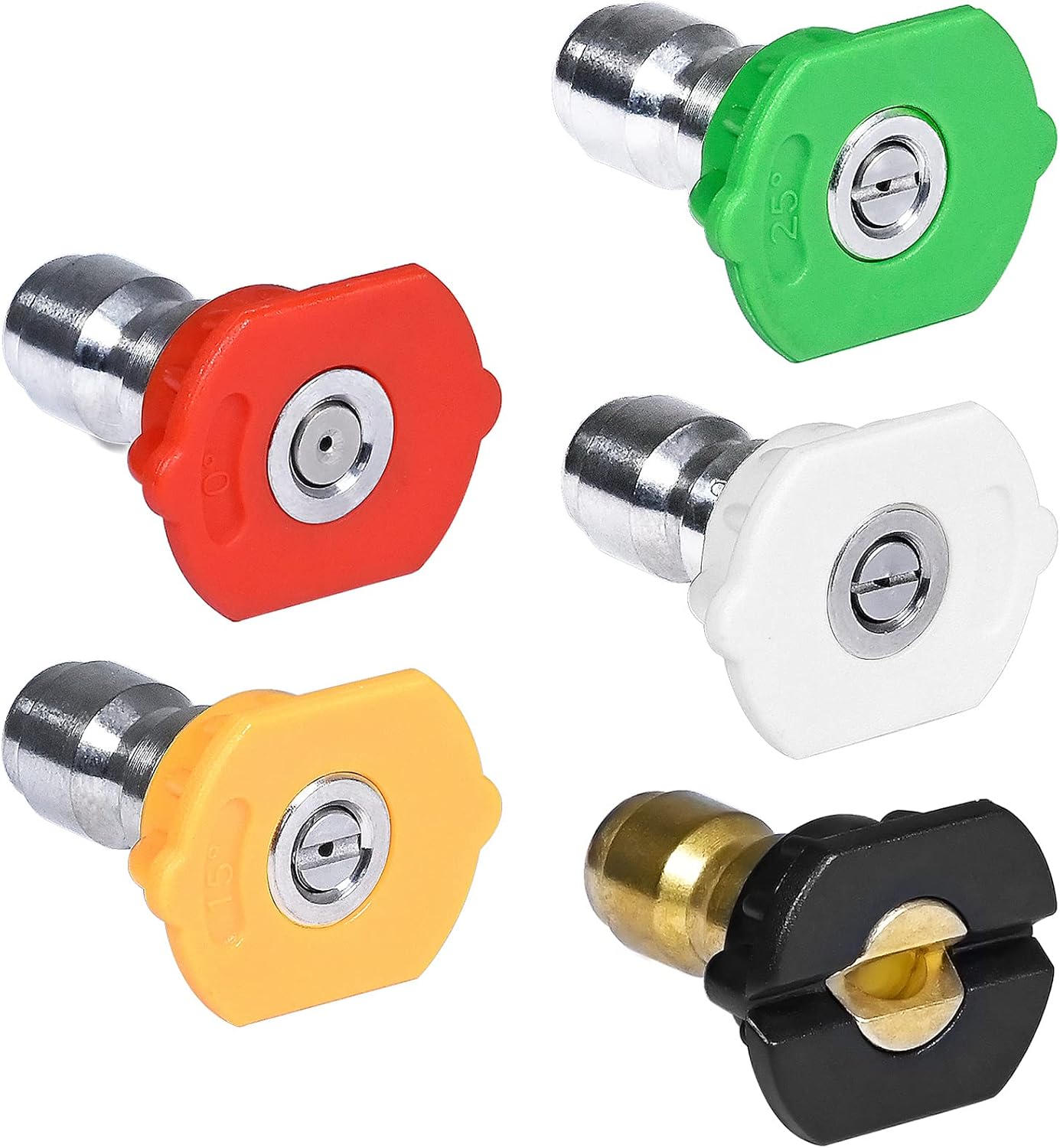 Puntas boquilla lavadora presión 5000 PSI 1/4" set 5