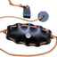 Bolsa cuero hecha a mano estilo antiguo con honda