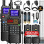 Radio Ham 10W portátil NOAA 3800mAh Walkie Talkies USB-C