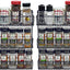 Estante pared especias 3 niveles cocina con 2 estantes