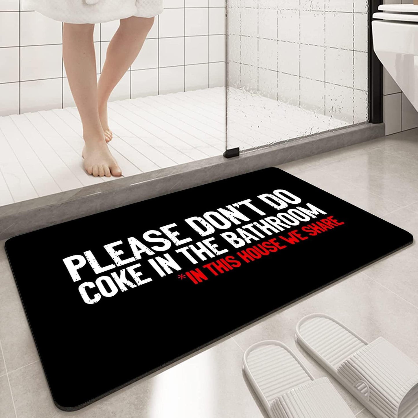 Tapete baño negro 16x24pulg antideslizante lavable