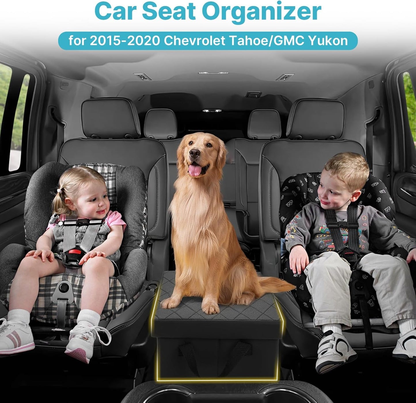 Organiz. asiento Chevy Tahoe/GMC Yukon 2015-2020 perro