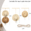 Perchero macramé para sombreros boho colgante