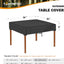 Funda cuadrada mesa patio impermeable anti-UV 36x36x6"