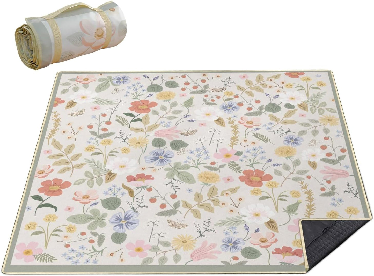 Manta picnic impermeable 80x80" 3 capas