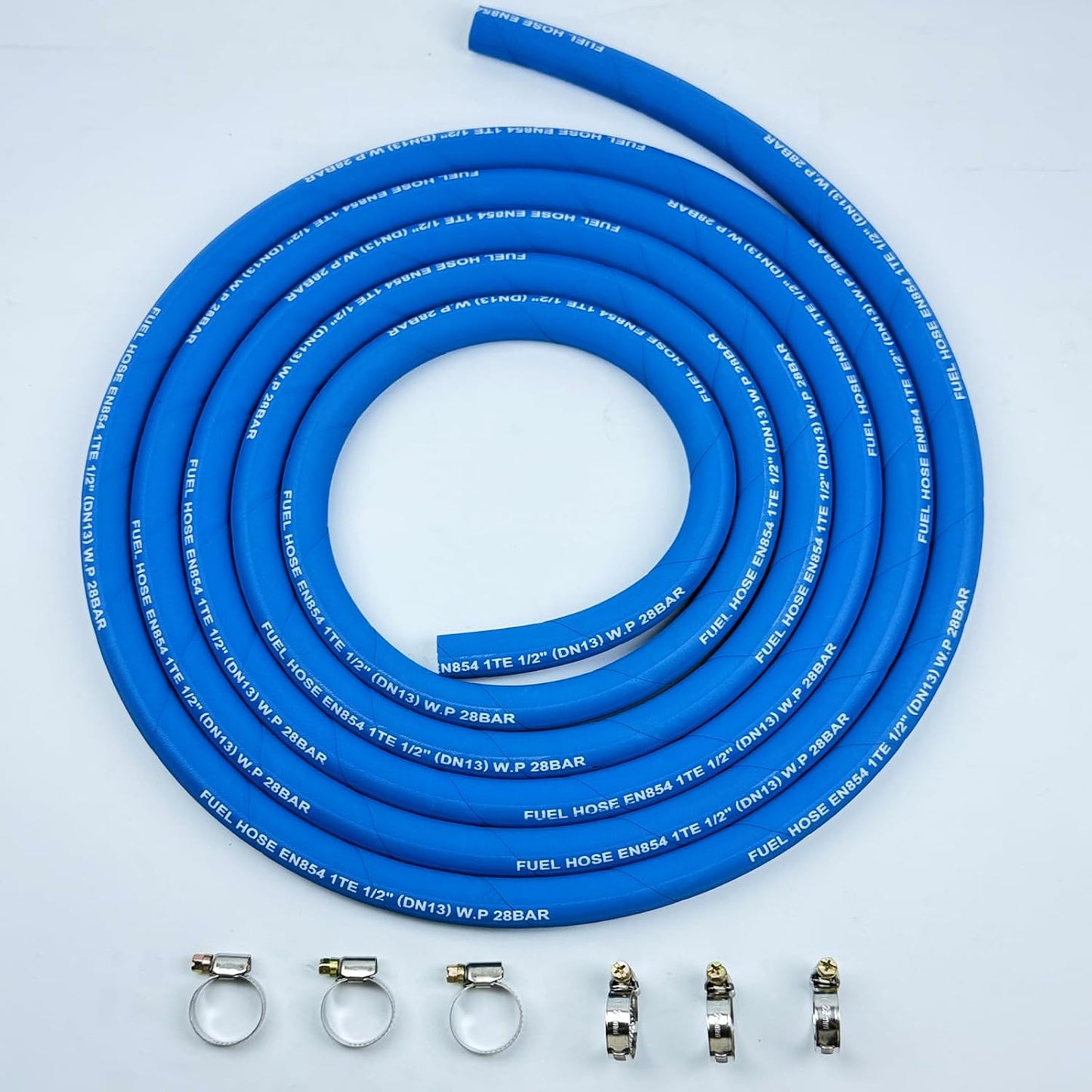 Manguera combustible 15ft 1/2 13mm 400PSI azul