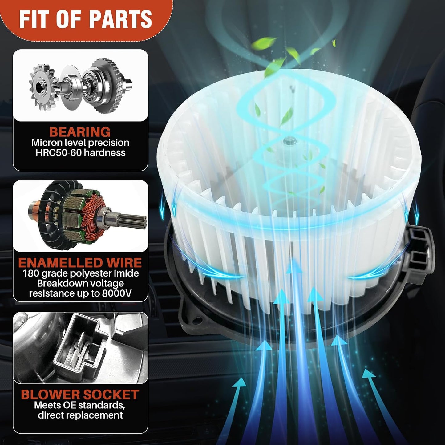 Motor soplador calentador Acura MDX 01-06
