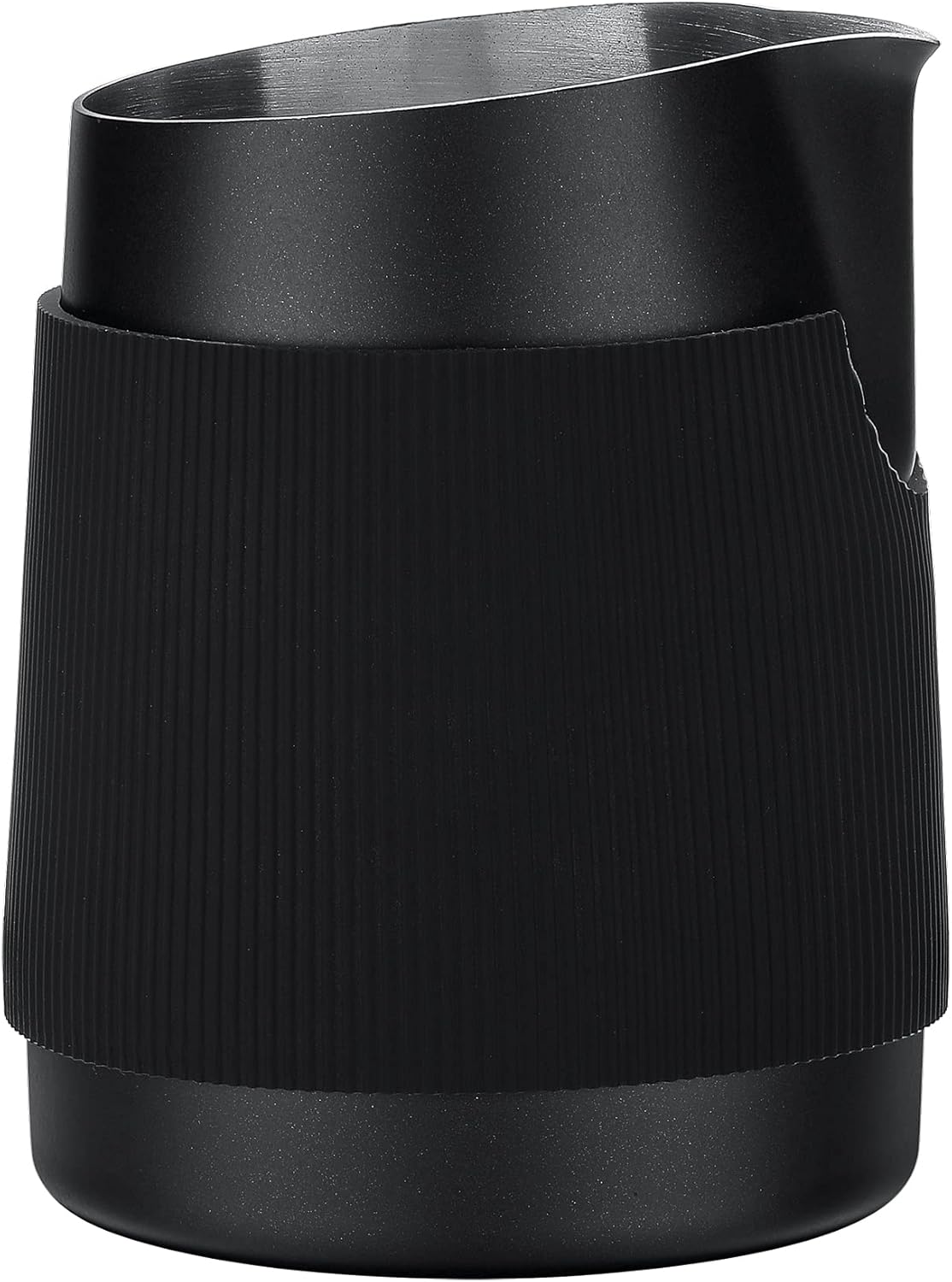 Jarra leche acero inox 15.2oz pico afilado negro