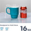 Taza café porcelana apilable 16oz apta microondas