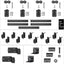 Kit herrajes puerta corrediza granero 20ft 450lb acabado