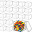 Caja acrílico transparente 2x2" cubo apilable para dulces