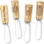 Juego cuchillos esparcidor queso mango acero inox