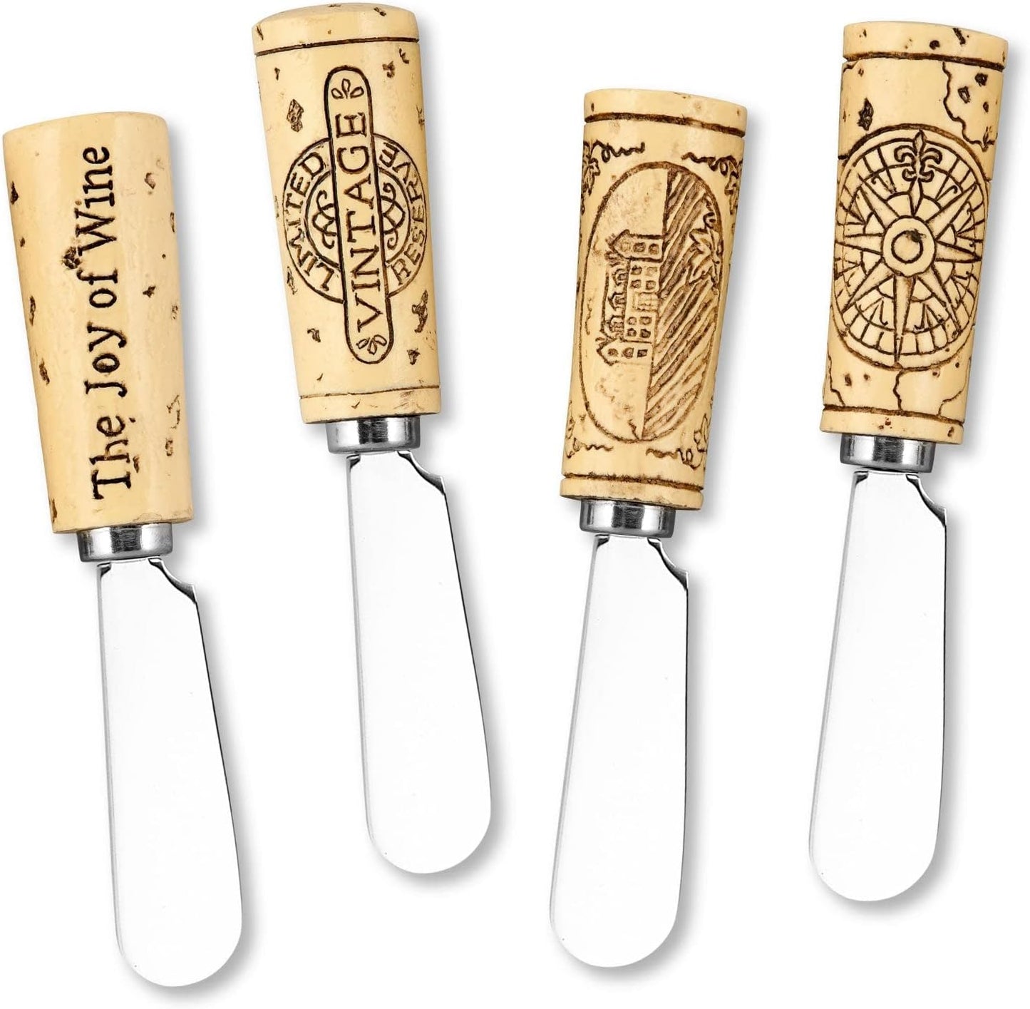 Juego cuchillos esparcidor queso mango acero inox