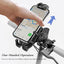 Soporte teléfono motocicleta antivibración ajustable