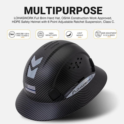 Casco seguridad ABS ajustable 6 puntos trabajo