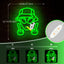 Letrero neón alienígena verde USB regulable