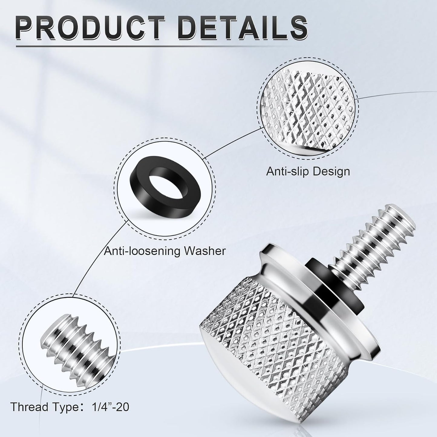 Tornillo acero inox cromado comp Harley 96-25