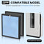 Repuesto filtro HSP001 para purificador 4en2 set 3