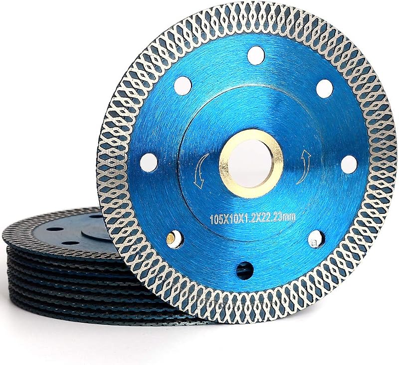 Hoja sierra diamante 4pulg para corte cerámica granito