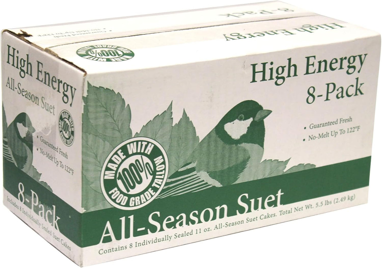 Pack 8 pastel sebo alta energia 11.25oz