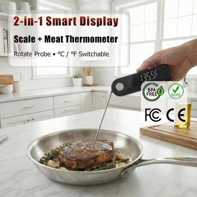 Báscula digital cocina 5kg inalámbrica acero inox