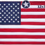 Bandera EE.UU. nailon 12x18" exteriores 2 ojales latón