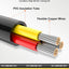 Cable eléctrico 12 AWG conductor trenzado automotriz